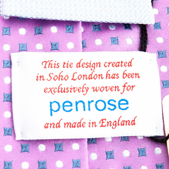 Penrose Tie Men Dark Orchid - Picture 5 of 5